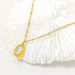 French Haute Couture, Soft And Beautiful Dinner Party Fashion Accessories, Titanium Steel Gold-plated Oval Pendant_ipsvogv.com