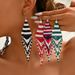 2024 New Women's Beaded with Personalized Colorful and Niche Rice Bead Design Earrings, Versatile Earrings_ipsvogv.com