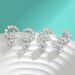 Sterling Silver Earrings, Moissanite Half Moon Earrings, Ear Studs With Diamonds, Light Luxury, Exquisite Niche, Internet Celebrity Female Earrings_ipsvogv.com