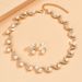 Women’s Jewelry Set Fashion Jewelry Hot Selling Women's Pearl S Shaped Jewelry New Bridal Wedding Accessories_ipsvogv.com