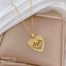 【 】 Love Eyelash Light Luxury Charm Gorgeous Full Diamond Necklace Women's Versatile Clavicle Titanium Steel Chain 【 】 【 】 【 】_ipsvogv.com