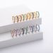Women's Jewelry S925 Sterling Silver Temperament High Grade Square Zircon Ear Buckle Fashionable And Versatile Sweet Small Fresh Earrings_ipsvogv.com