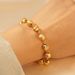 Classic Gold Plated Bead Bracelet Style Women's Bridal Wedding Luxury Party Jewelry Gift_ipsvogv.com