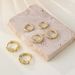 Drop Earrings Real Gold Brass Electroplating Fashionable And Versatile Style Zircon Diamond_ipsvogv.com