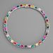 Zircon style colorful Cuban chain men's trendy hip hop necklace personality jewelry_ipsvogv.com