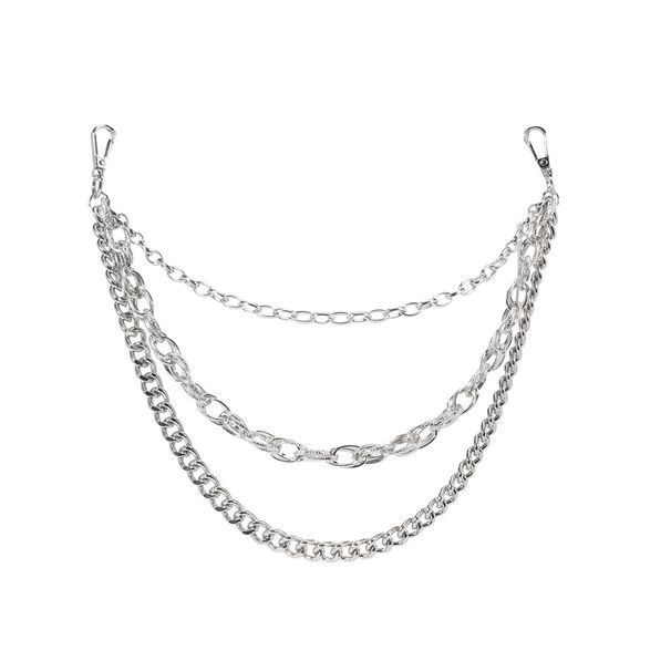 Men And Women's Jewelry Cool Street Pants Chain Multi Layer Chain Metal Feel Advanced Punk Boyfriend Style With Jeans Short Skirt_ipsvogv.com