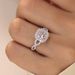 Cao Shifang Bag Chain Twisted Arm Zircon Women's Design Style Fashionable Wedding Girlfriend Engagement Ring_ipsvogv.com