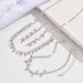 Women’s Jewelry Set Fashion Hot Selling Small Cube Pendant Necklace Jewelry Fashionable And Versatile Light Luxury Clavicle Chain Earrings Bracelet_ipsvogv.com