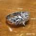 Cao Shi Delicate Floral Full Diamond Zircon Ring, Light Luxury Style Women's Ring_ipsvogv.com