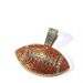 Hot Selling Full Diamond Rugby Alloy Pendant Hip Hop Color Cuban Chain Men's Necklace_ipsvogv.com