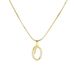 Creative Fashion High End Necklace Copper Zircon Real Gold Electroplating 26 Letter Pendant Clavicle Chain_ipsvogv.com