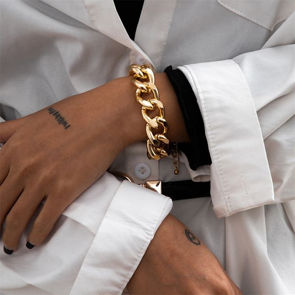 Fashion Jewelry CCB Multiple Styles Bracelet Men Women Ins Hip Hop Punk Accessories_ipsvogv.com