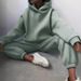 Women's Clothing sweatshirt set solid color casual fashion sports trousers two piece drop shipping_ipsvogv.com