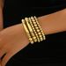 Minimalis luxurious syle women's muli-layer bead wih personalized and versaile elecroplaing design, niche_ipsvogv.com