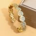 Smiley Face Micro Inlaid Diamond Fashion Open For Women Fashionable Elegant Versatile Bracelet Ring_ipsvogv.com