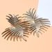 Women’s Jewelry Set Fashion Personalized Alloy Fan Shaped Leaf Earrings Style Simple Atmospheric Earrings For Women_ipsvogv.com