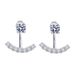 New Moissanite Smile Four Claw Earrings For Women S925 Sterling Silver Simple Temperament Earrings A Dual Purpose Earrings_ipsvogv.com