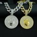 Hip Hop Fashion Classic AQUARIUS Disc Pendant, Mysterious Aquarius Necklace_ipsvogv.com