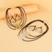Jewelry Cylindrical Black Rope Necklace Set Personality Simple Three Layer Clavicle Chain Jewelry_ipsvogv.com
