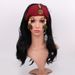 Children's Day Halloween Christmas girl performance cos princess black hair braided long curly hair_ipsvogv.com