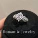 Sparkling Provence Letter From With Wind~Ultra Purple Zircon Light Luxury And High Quality Temperament Open Ring_ipsvogv.com