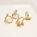Unisex Simple Childlike Cute Santa Claus Christmas Tree Multi Style Cartoon Ring_ipsvogv.com