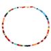 Colored Beaded Necklace Female Ins Candy Rainbow Stacked Clavicle Chain_ipsvogv.com