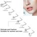 Stainless Steel Nose Nail 40 Pieces Set Piercing Nose Ring C Shape U Shape Men And Women Combination Titanium Steel Jewelry_ipsvogv.com