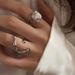 Women's Colorless Moonlight Stone With Spanish Opening, High End Design, Cold Wind Pearl Ring_ipsvogv.com