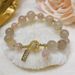Lucky Little Overlord~Simple For Women 8mm Strawberry Crystal Beaded And Best Friend Bracelet_ipsvogv.com