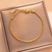 New Man Tian Xing Titanium Steel Bracelet Women's Korean Edition Simple And Fashionable Gold Personalized Cold Style_ipsvogv.com