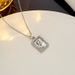 French Style Titanium Steel Inlaid True Fritillaria Rose Necklace For Women, Fashionable High-end, Niche And Exquisite_ipsvogv.com