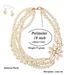 Fashionable exaggerated pearl branch collarbone necklace jewelry 7620_ipsvogv.com