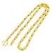 Jin Yicheng Gold Plated Jewelry Hollow Olive Bean Beads Men's And Women's Necklace Fashion Accessories_ipsvogv.com