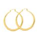 Longrui Exaggerated Earrings Fashion Simple Gold Earrings Large Round Earrings Exquisite Glossy Earrings Earrings_ipsvogv.com