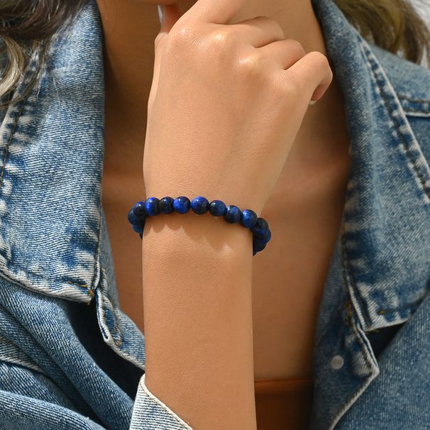 2024 new minimalist natural stone bead woven niche design bracelet versatile hand accessory for women_ipsvogv.com