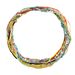 Geometric fashion commuting style women's set, niche rainbow rice bead weaving design, multi-layer bracelet_ipsvogv.com
