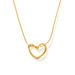 Ferris Wheel INS Style Niche Simple Love Clavicle Necklace Female Titanium Steel PVD Vacuum Gold Plated Gas Neck Chain Accessories_ipsvogv.com