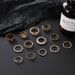 Hot Selling Fashion Pearl Double Opening Butterfly Fried Dough Twists Combination 12 Piece Set Ring Female_ipsvogv.com