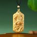 Gold Shop Same Style Plated Gold Teng Sihai Pendant China-Chic Wind Safe Dragon Necklace_ipsvogv.com