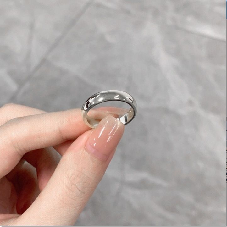 Red Glass Raspberry Light Luxury Rose Pink Zircon Wide Ins New Fashion High-end Sense Niche Versatile Ring_ipsvogv.com