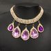 Personality fashion temperament elegant water drop shape pendant necklace unique party gift accessories jewelry_ipsvogv.com
