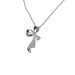 Exquisite Full Diamond Bowknot Ribbon Necklace Light Luxury Design Pendant Feel Feminine French Style Versatile Clavicle_ipsvogv.com