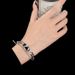 Hip Hop Cool Wind Double Layer Wrapped Layered Bracelet Men's Instagram, Unique Design High End, Versatile Splicing_ipsvogv.com
