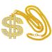 Hip Hop US Dollar Symbol Pendant Necklace Exaggerated Personality, Alloy Trendy Men With Diamond Inlaid Gold Chain_ipsvogv.com