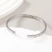 Women's Jewelry Titanium Steel Buckle O Shaped Bracelet No Fading Light Luxury Ten Zircon Diamond Studded Stainless Steel Bracelet_ipsvogv.com