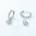 Brilliant Moissanite Earrings S925 Silver Inlaid With Colored Diamonds Detachable Earrings Simple Fashion All Match_ipsvogv.com