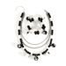 Halloween Skull Beaded Necklace Personality Funny Splicing Color Necklace_ipsvogv.com