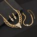2024 Christmas Versatile Decoration High-End Accessories Clavicle Chain Necklace Earrings Bracelet Light Luxury Jewelry_ipsvogv.com