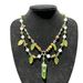 F014Etsy Flower Green Crystal Forest Fairy Necklace_ipsvogv.com